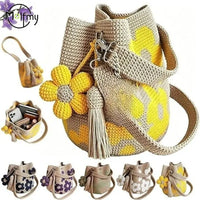 Toby's Handmade Crochet Flower Bag