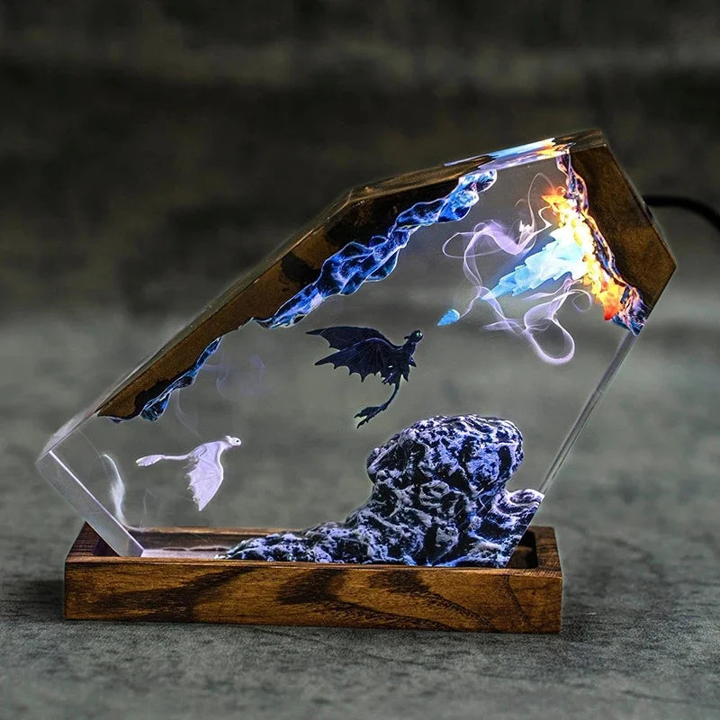 Toby's Dragon Lamp