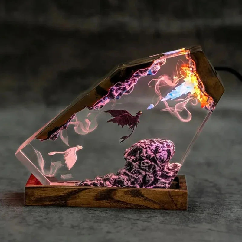 Toby's Dragon Lamp