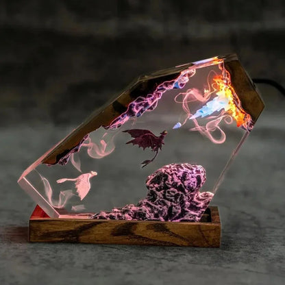 Toby's Dragon Lamp