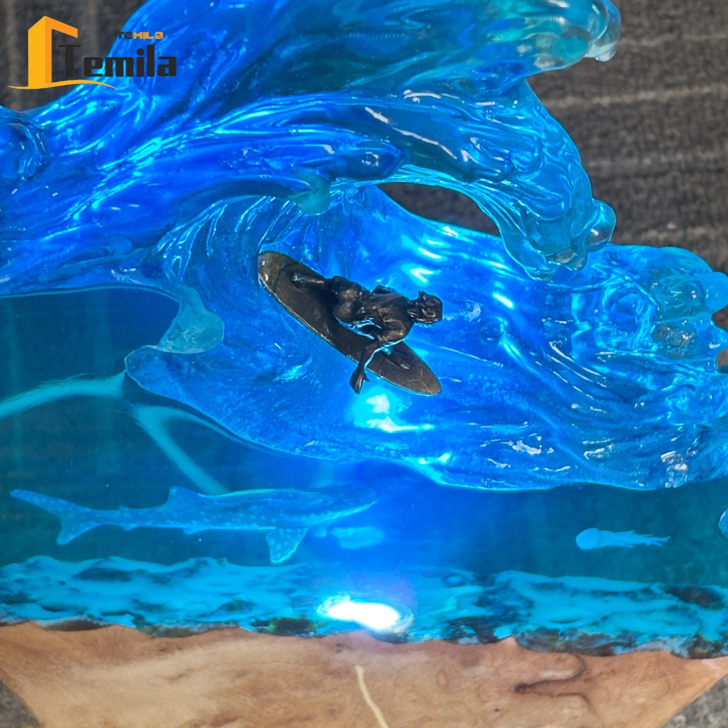 Toby's Ocean Surfer Lamp
